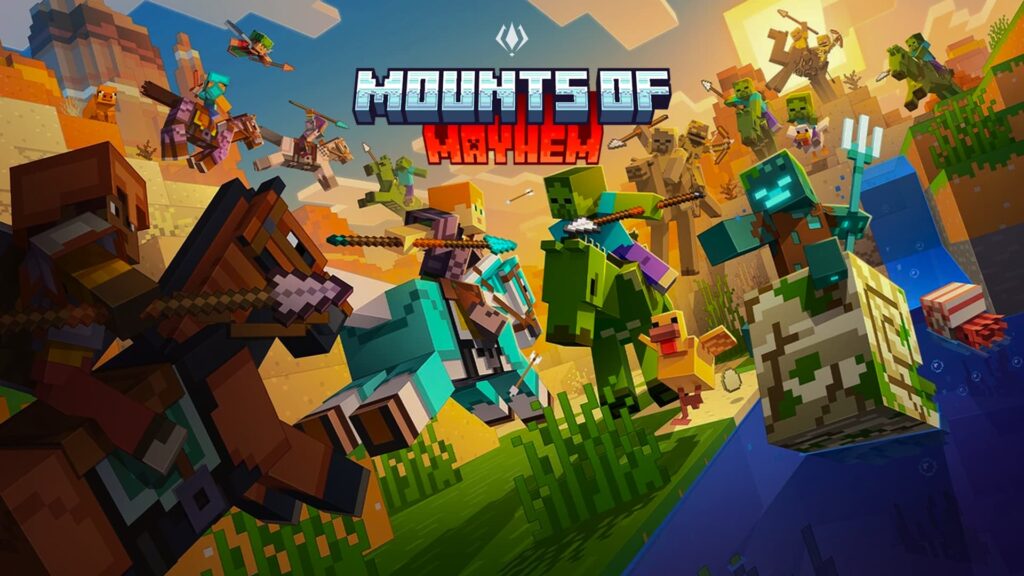 New Minecraft’s Mounts of Mayhem update is live now!