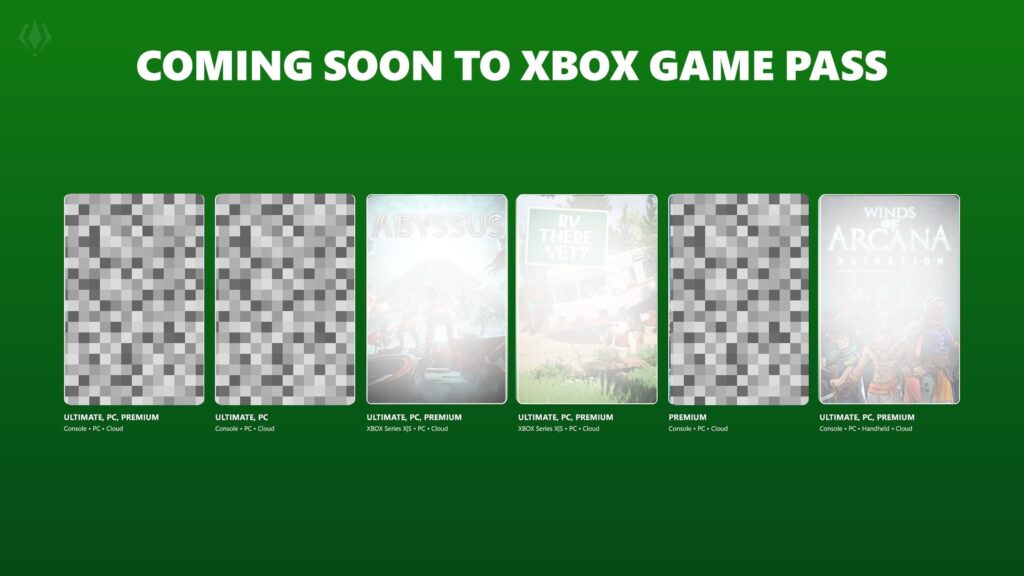 Xbox Game Pass revealed new lineup of games for June