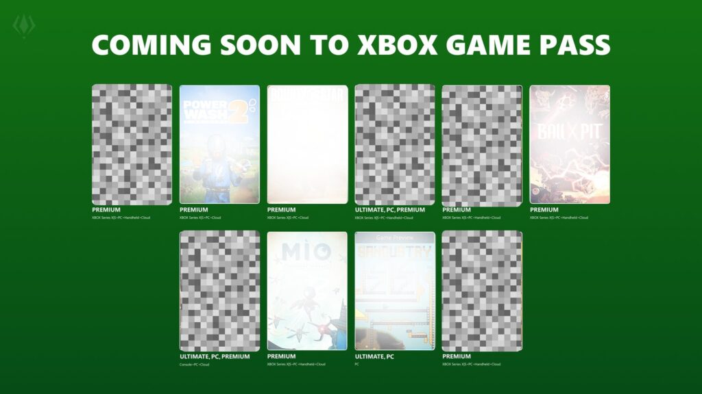 Xbox Game Pass has revealed August 2026 lineup